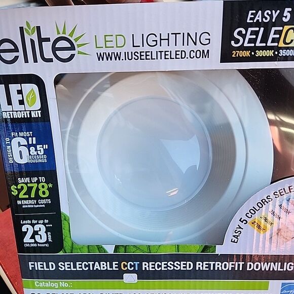 Elite LED Light‎ 4” Round Recessed Downlight Fixture G3 Field Selectable CCT - Picture 5 of 8